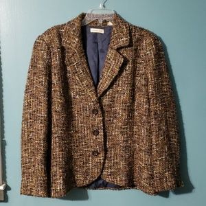 Brown Tweed Blazer
